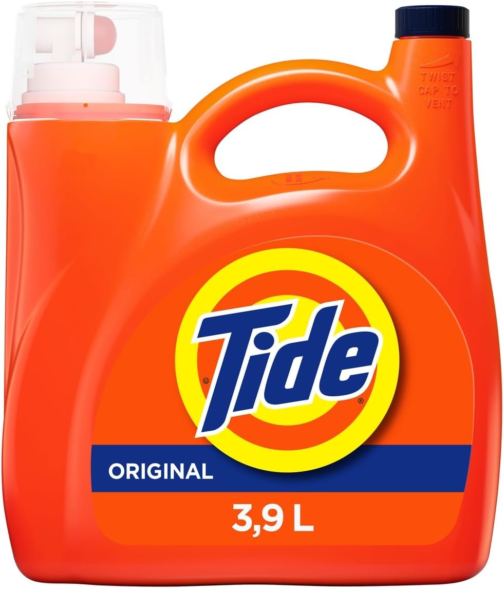 Tide Detergente Líquido Original, para ropa blanca y de color, 3.9 L
