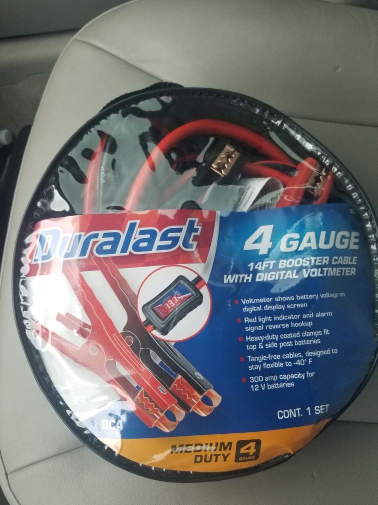 Duralast Battery Booster Cable 14ft